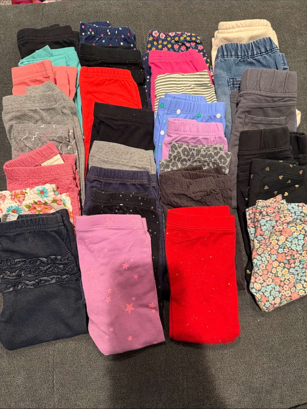 Assorted Baby Girl Pant Bundle - Set of 30